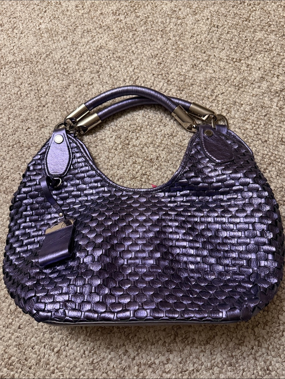 100 Authentic Francesco Biasia woven leather Bag
$175/ $849